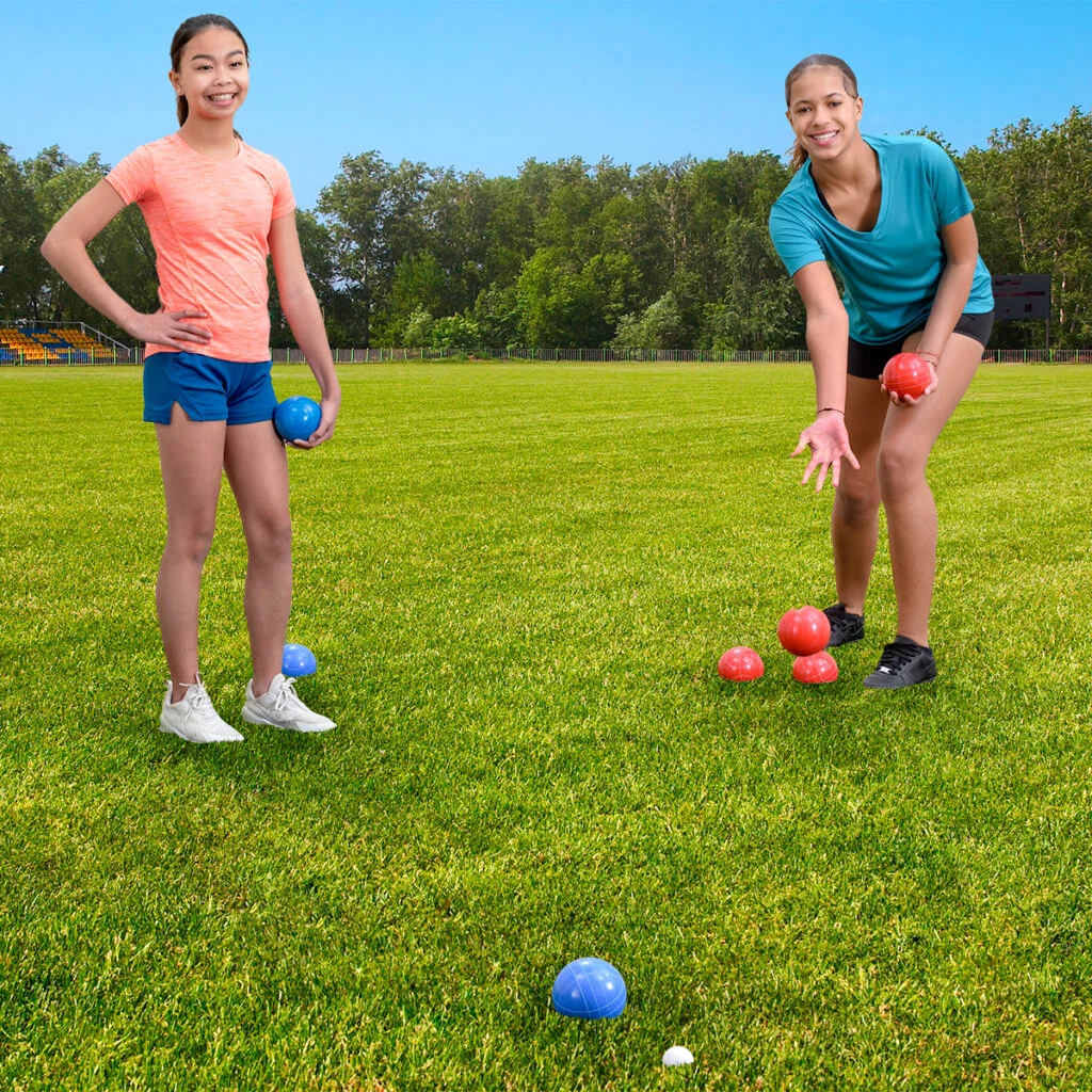 Bocce ball sets for physical education activities